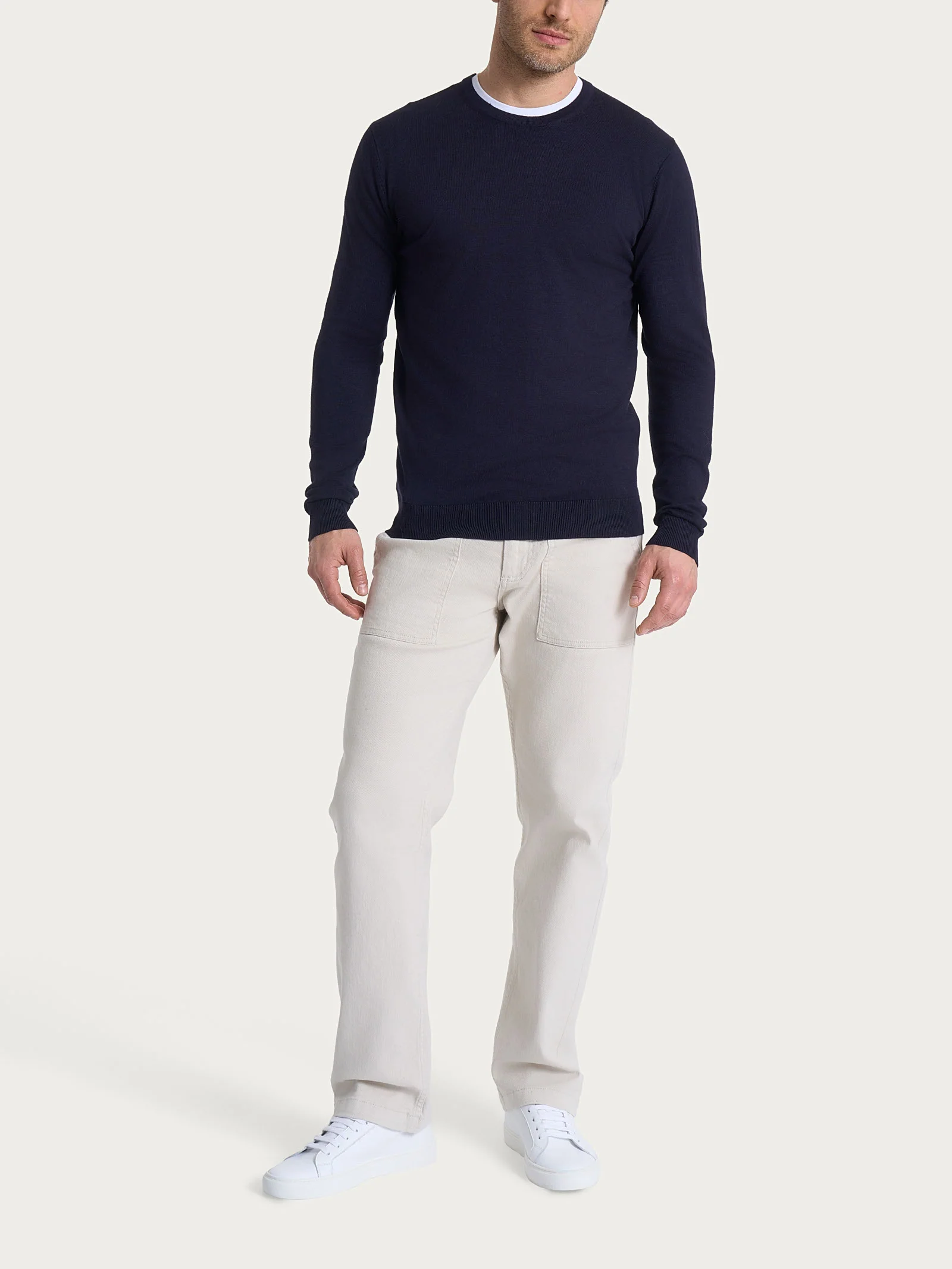 Pull girocollo Four Seasons - Antracite Mel. - Image 4