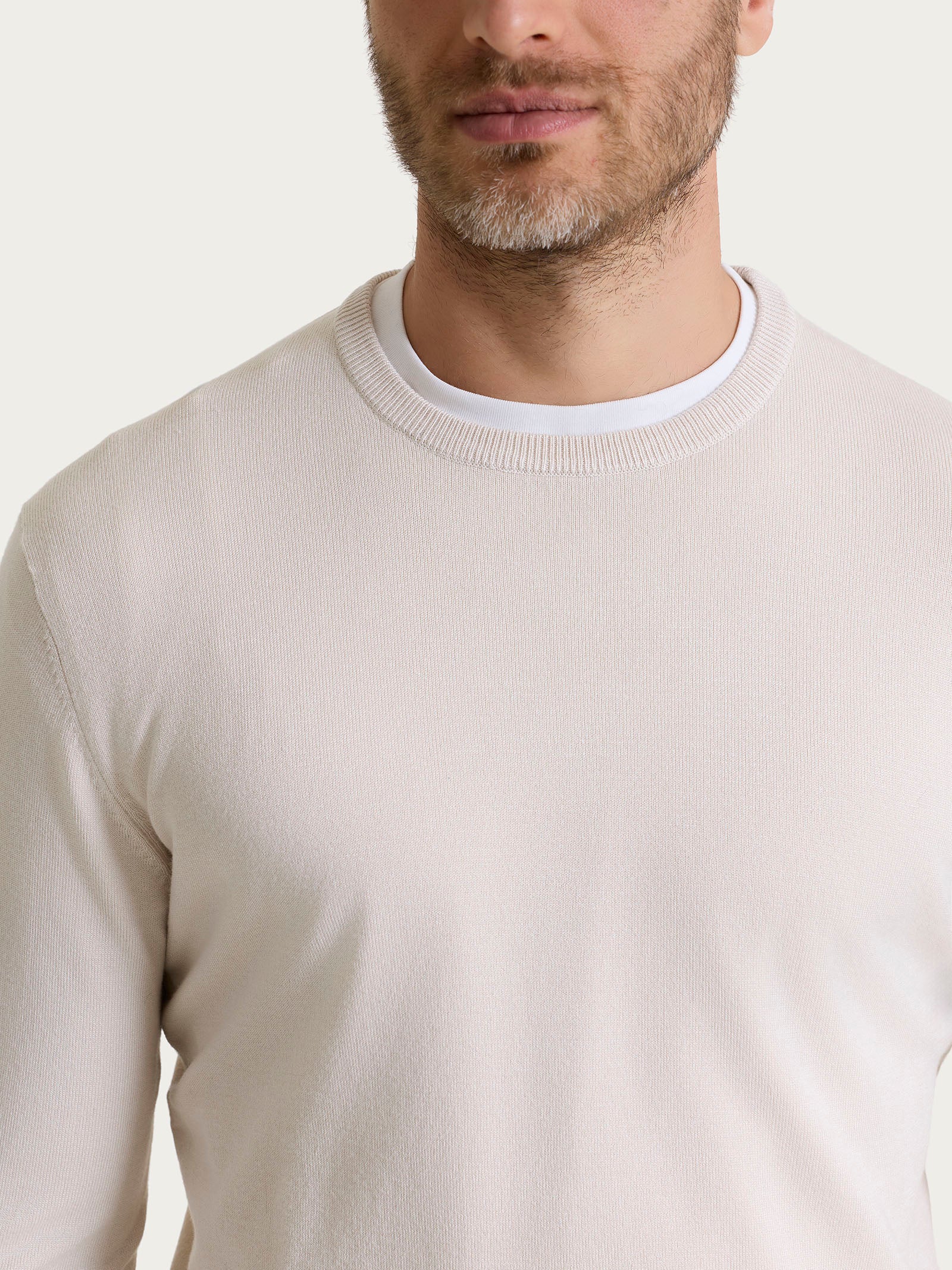 Pull girocollo Four Seasons - Champignon - Image 3