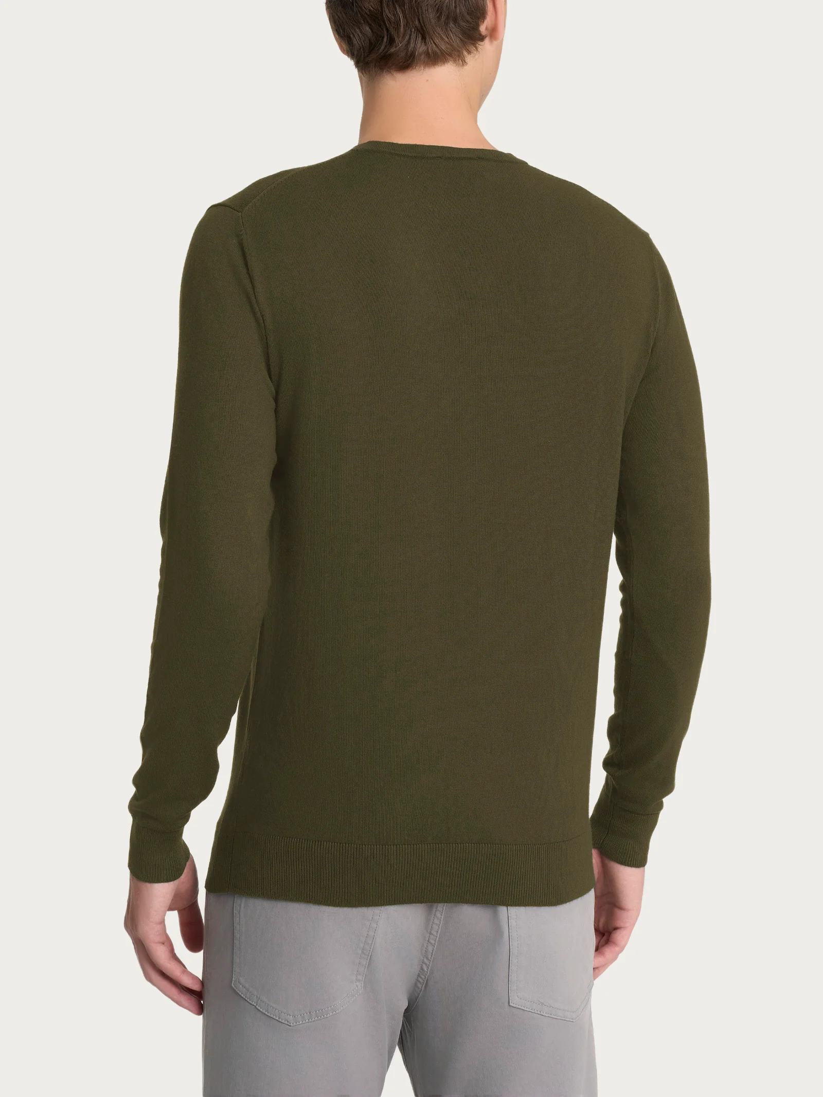 Pull girocollo Four Seasons - Dark Olive - Image 2