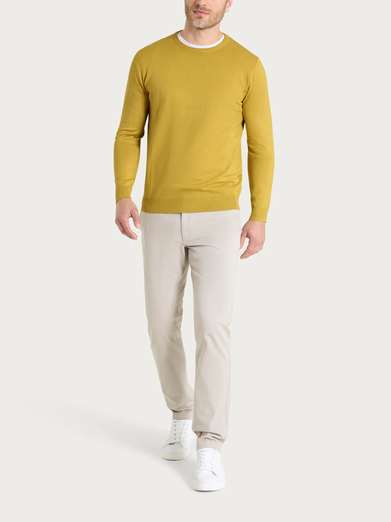 Pull girocollo Four Seasons - Oil Yellow - Image 4