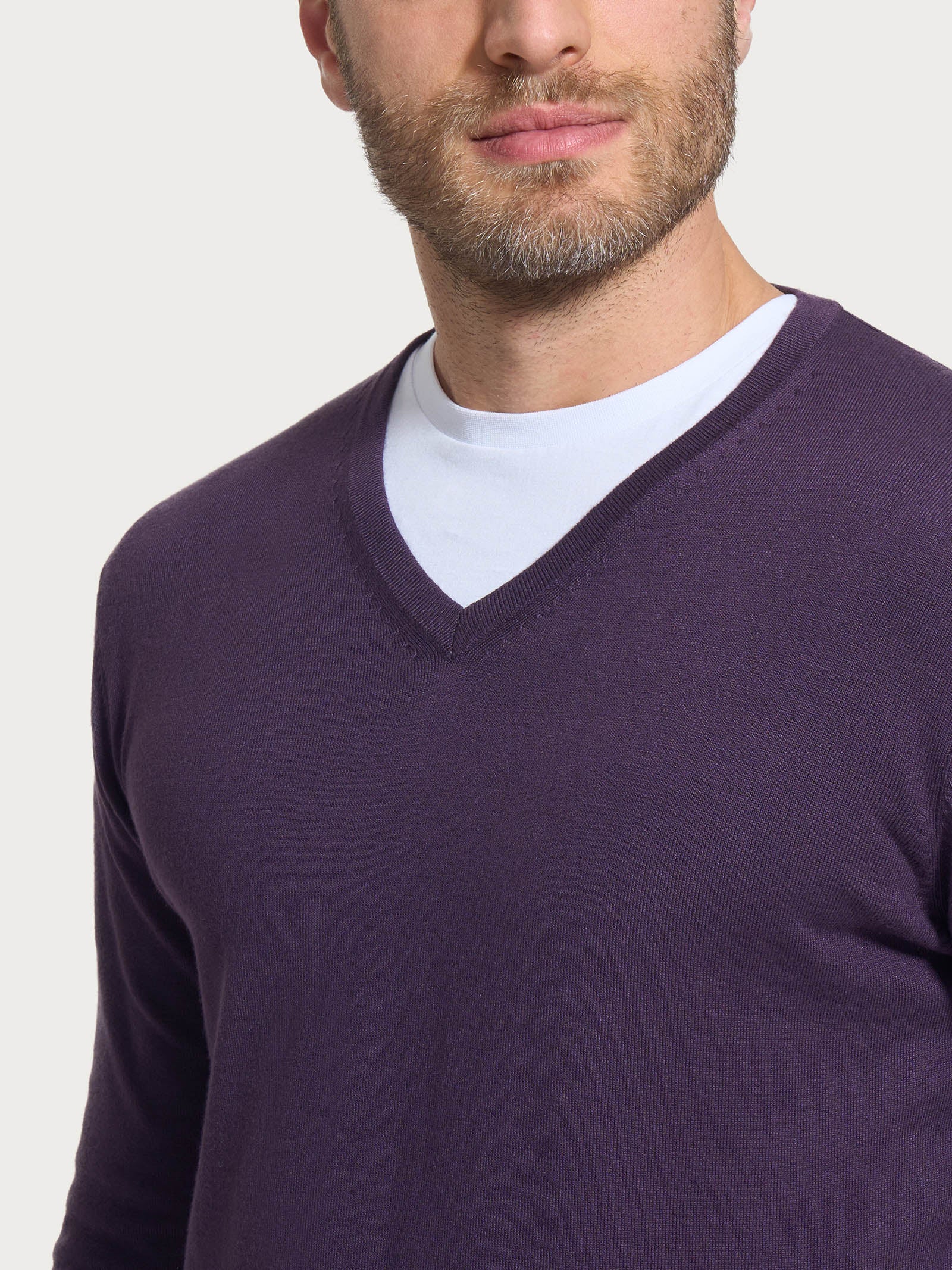 Pull scollo a V Four Seasons - Sunset Purple - Image 3