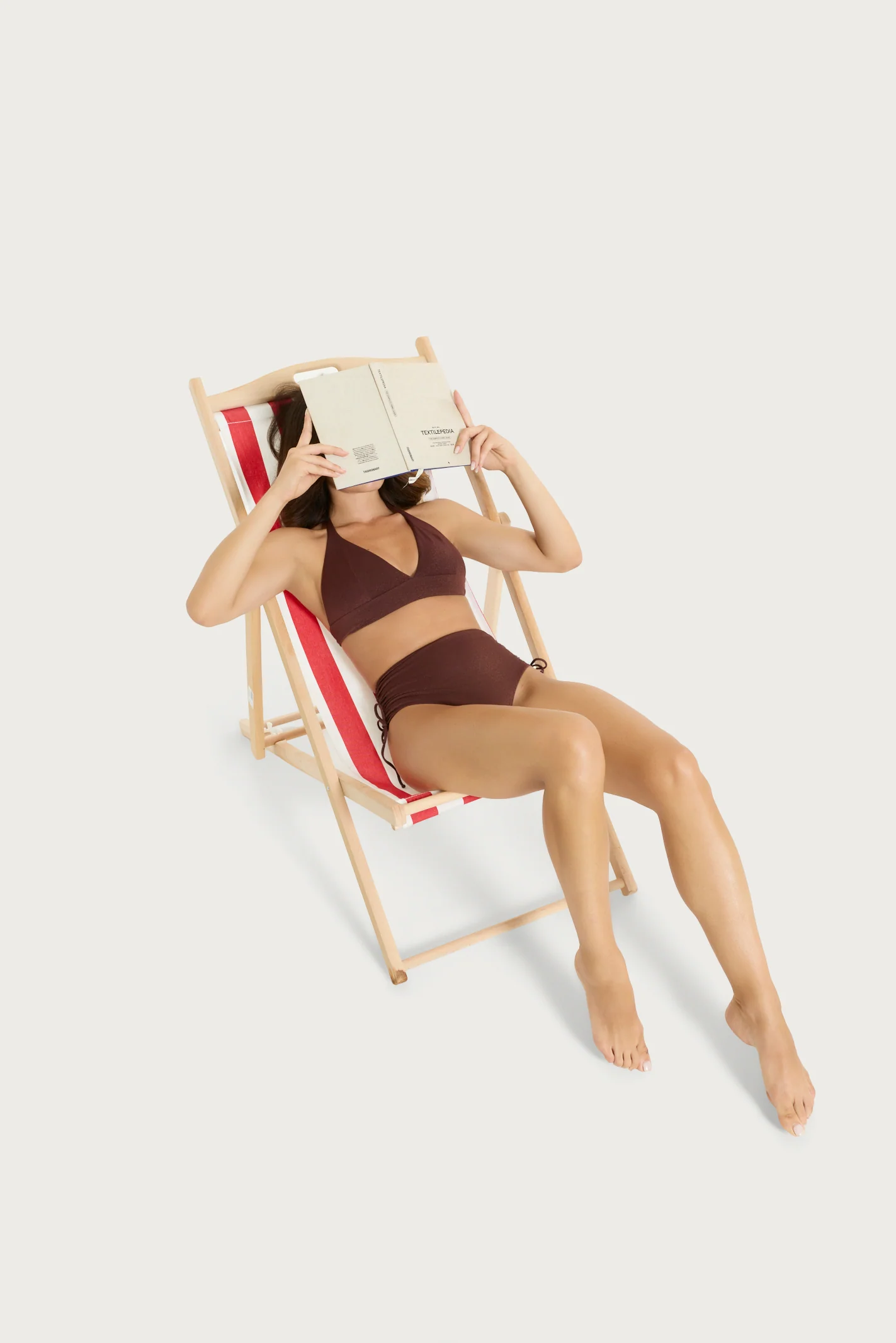 Reggiseno a triangolo in Microfibra Stretch Lurex - Chocolate Fondant - Image 2