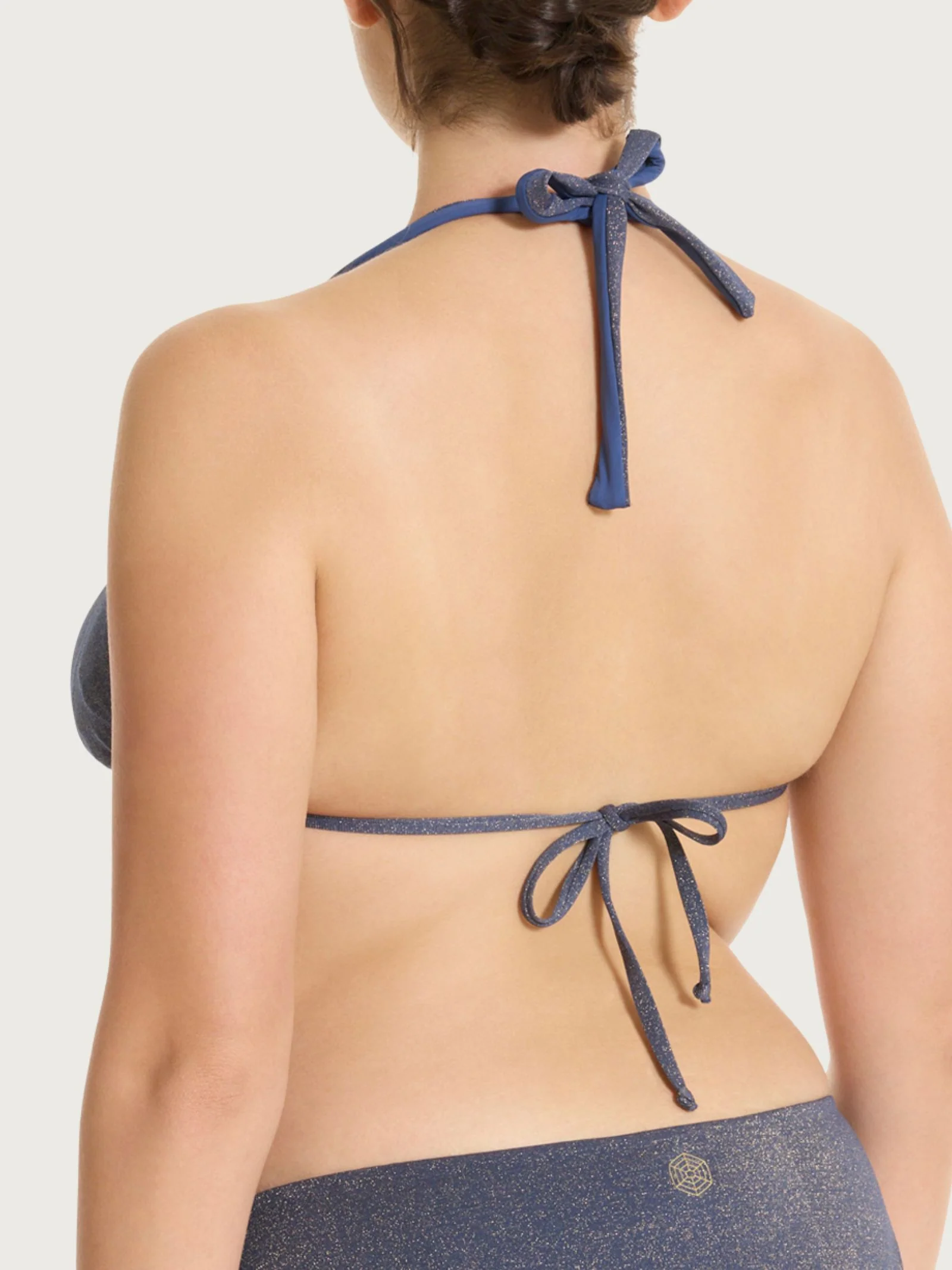 Reggiseno a triangolo personalizzabile in Microfibra Stretch Lurex - Oceana - Image 2