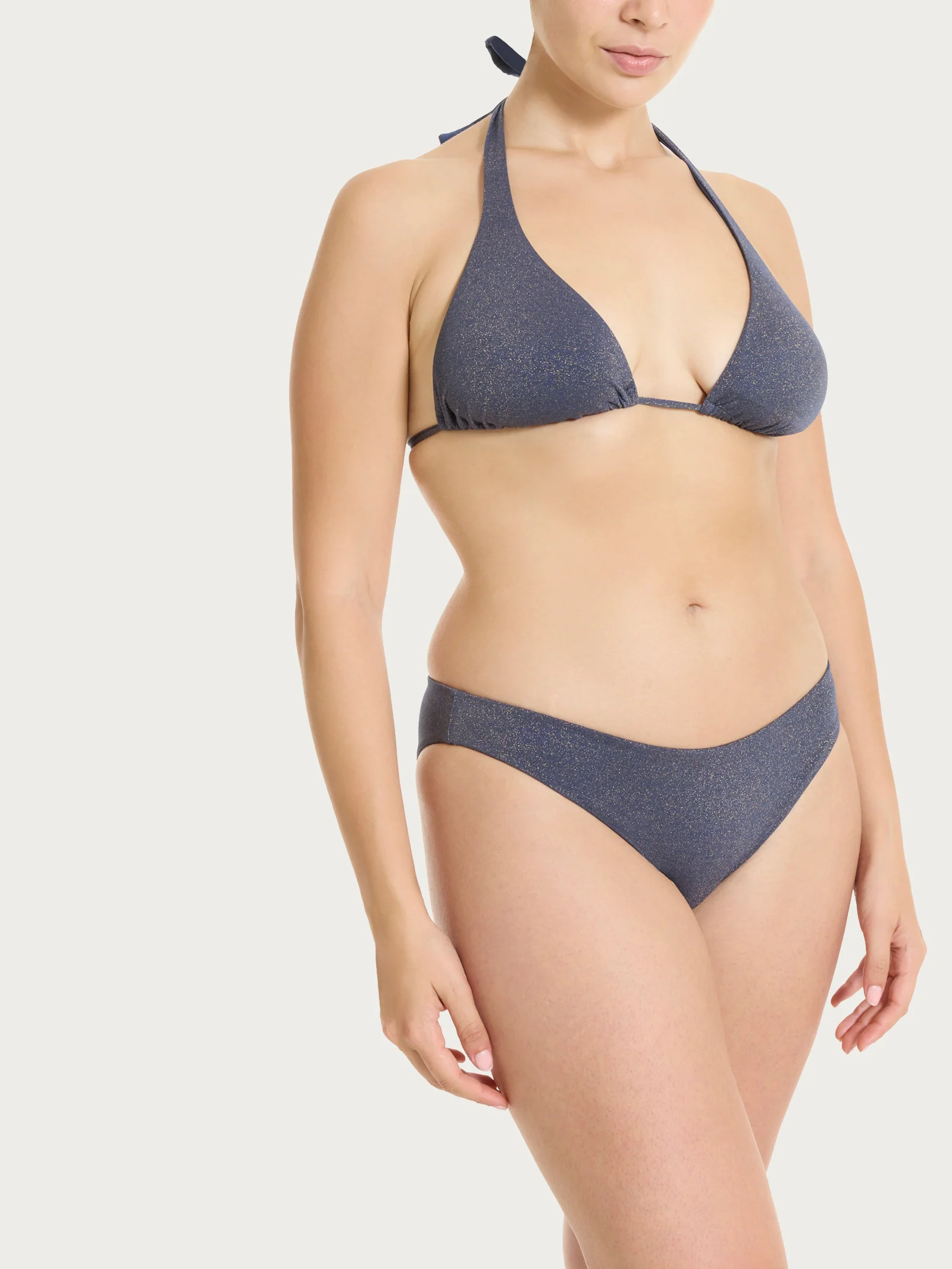 Reggiseno a triangolo personalizzabile in Microfibra Stretch Lurex - Oceana - Image 3