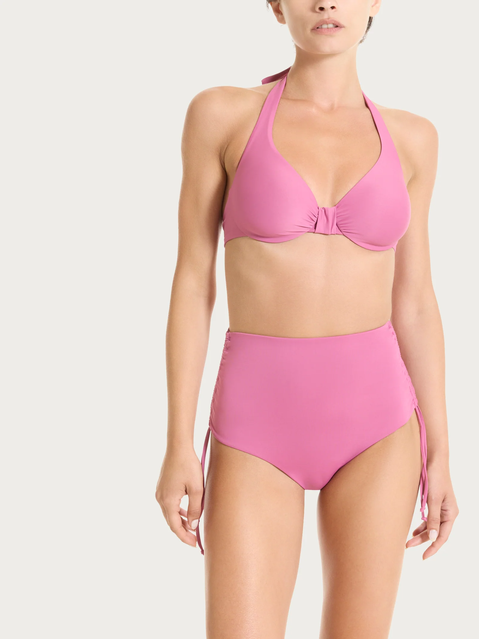 Reggiseno con ferretto in Microfibra Stretch - Red Violet - Image 5