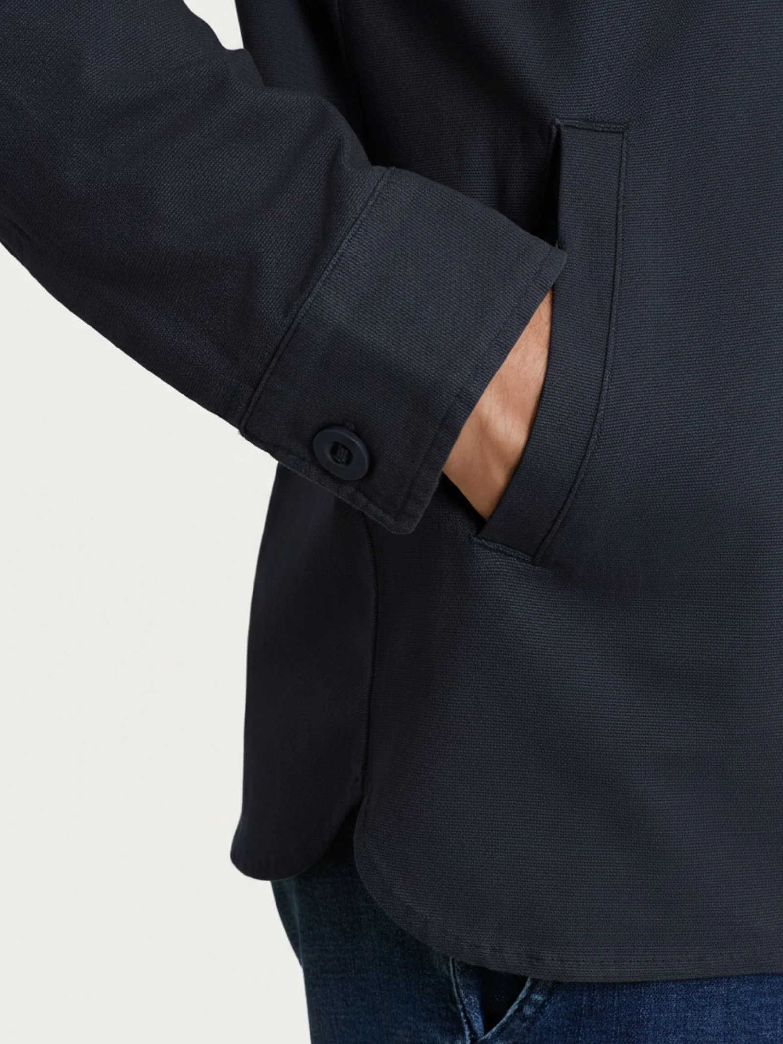 Shacket in Canvas Stretch - Outer Space - Image 3