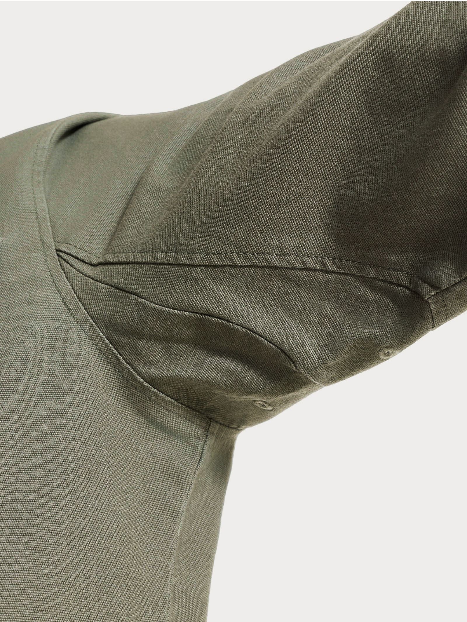 Shacket in Canvas Stretch - Seagrass - Image 4