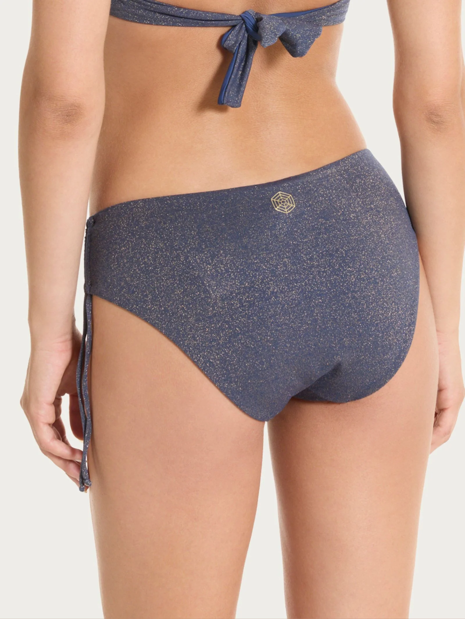 Slip regolabile in Microfibra Stretch Lurex - Oceana - Image 2