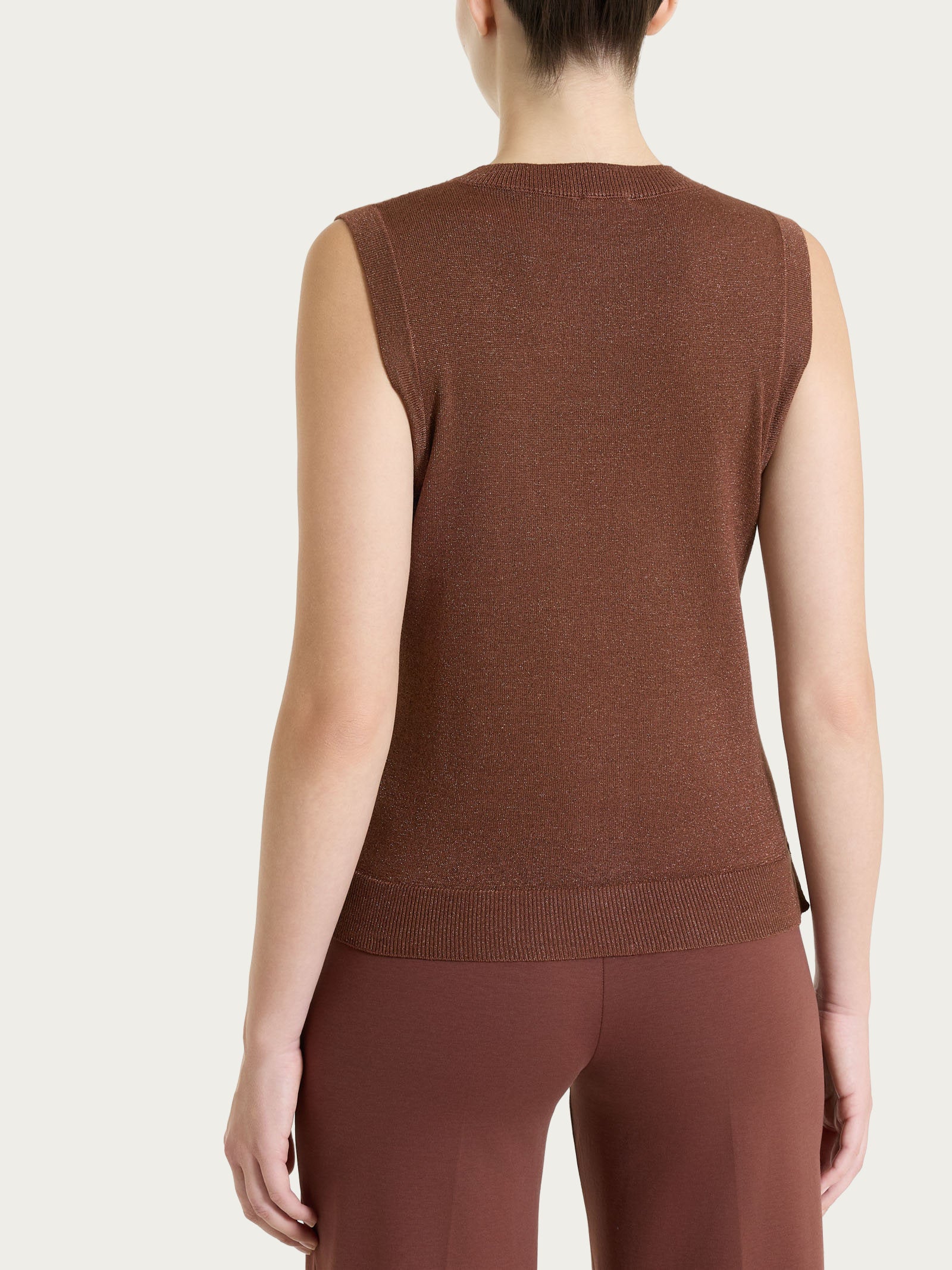 Smanicato in Lurex Summertime  - Cappuccino - Image 2