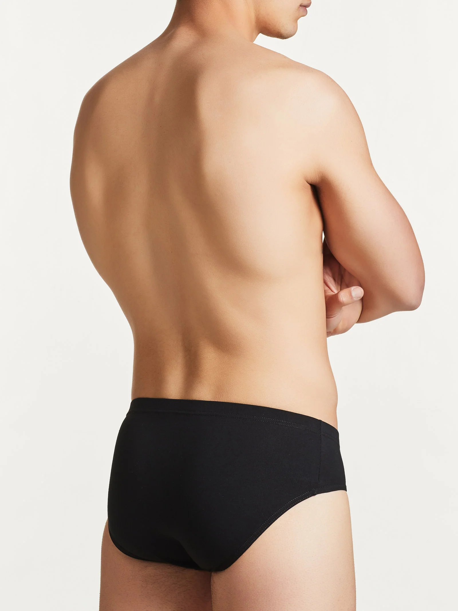 Sport - Slip in cotone elasticizzato - Nero Tripack - Image 3