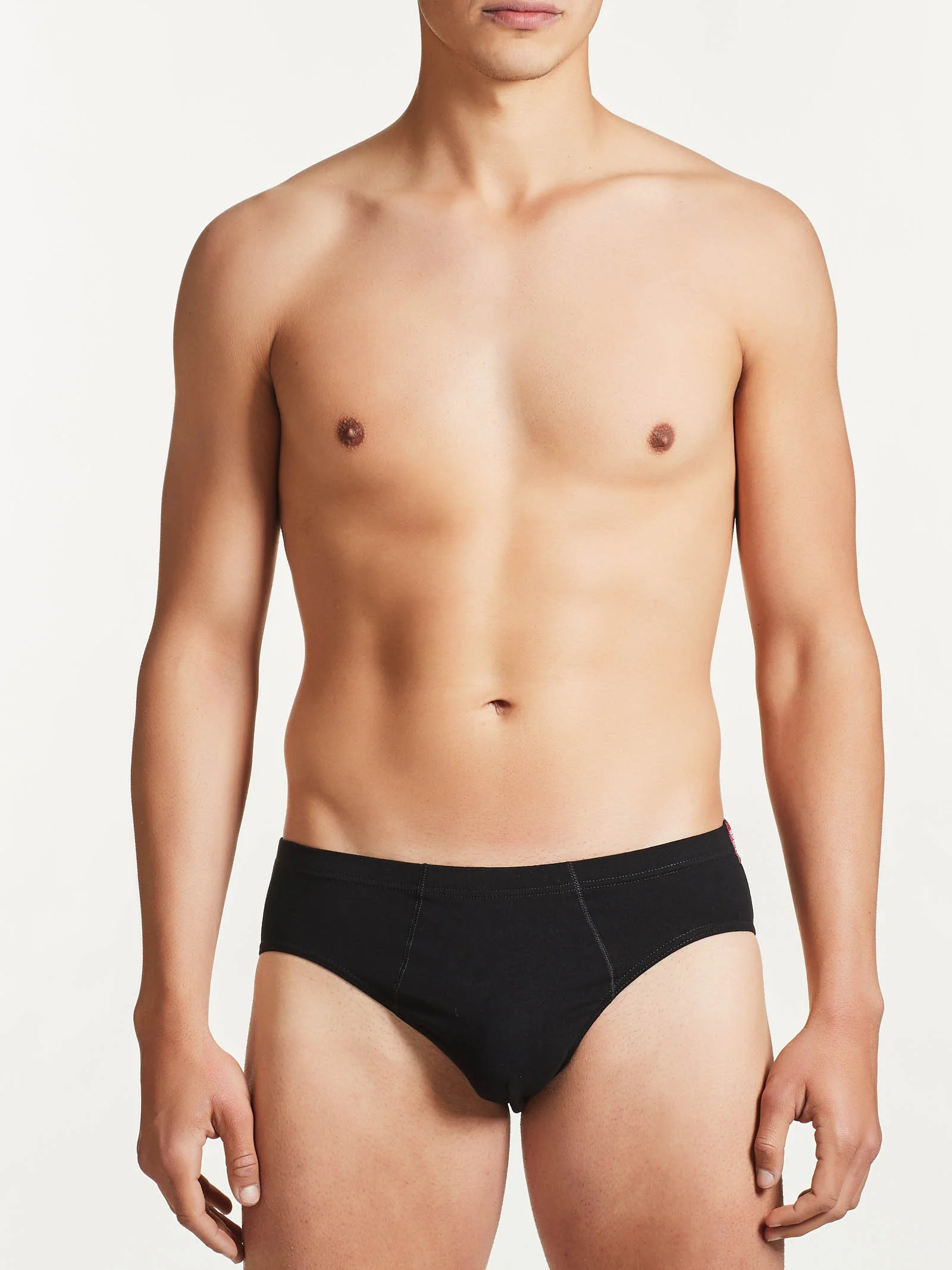 Sport - Slip in cotone elasticizzato - Nero Tripack - Image 4
