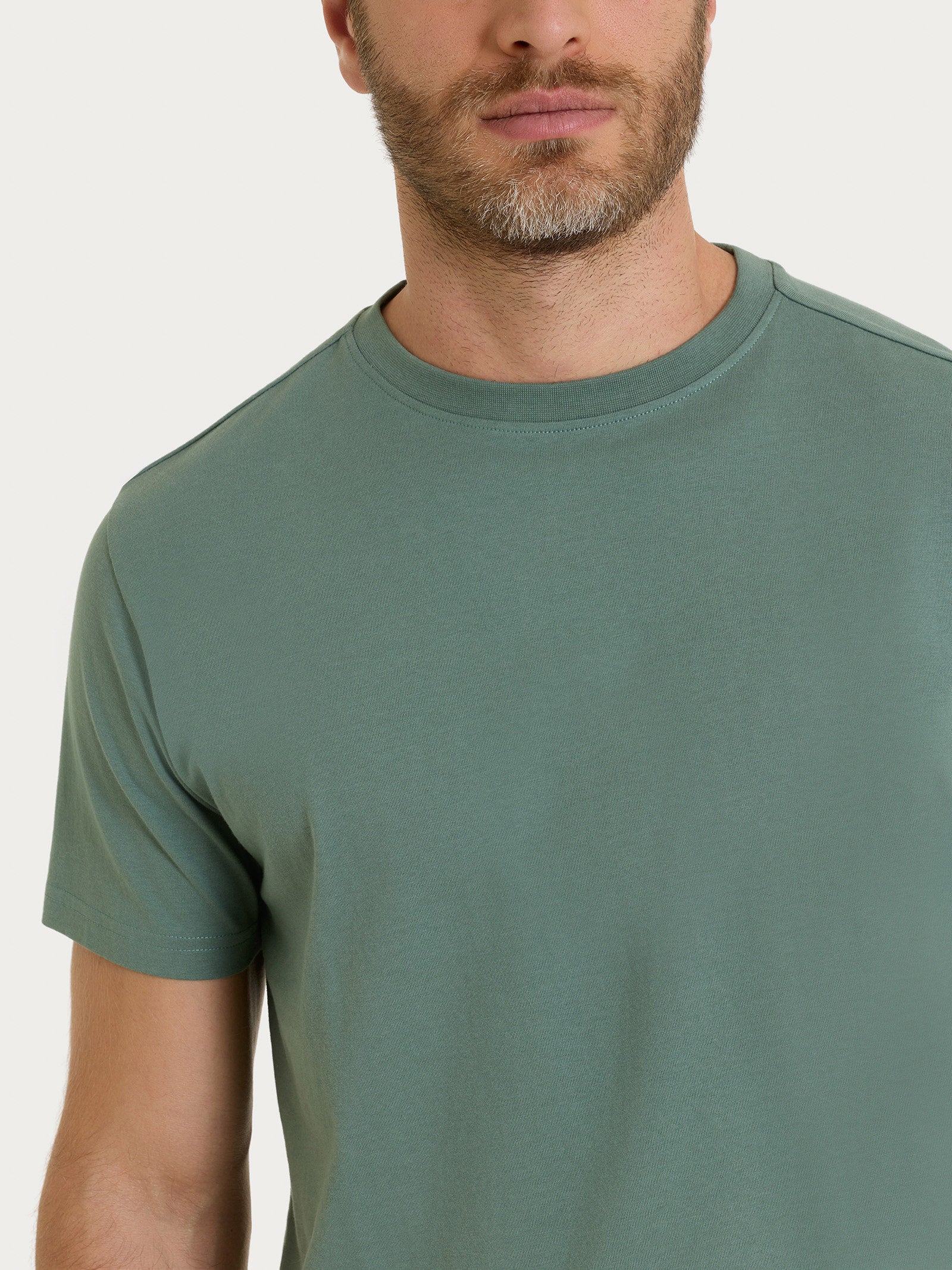 T-shirt girocollo in jersey di cotone - Laurel Wreath - Image 3