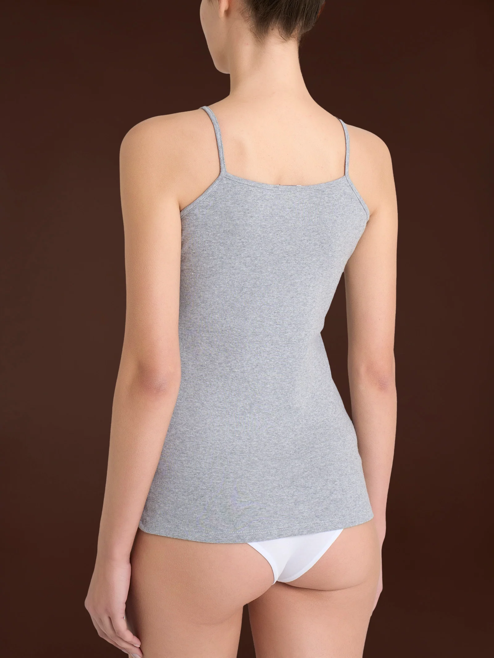 Thermo Cotton - Top in caldo cotone - Argento Mel. - Image 2