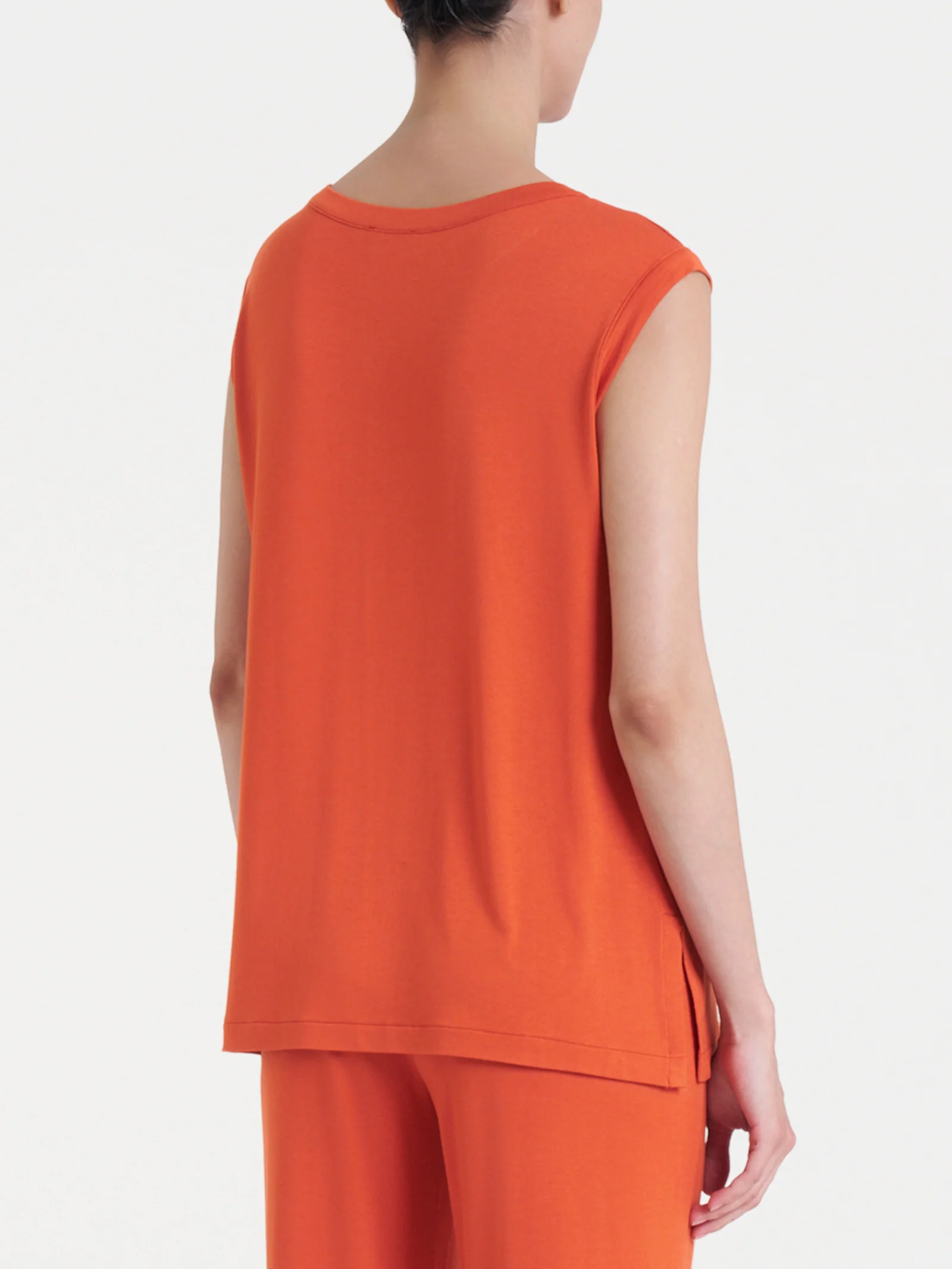 Top con scollo a goccia in Viscosa Summer  - Spice Route - Image 2