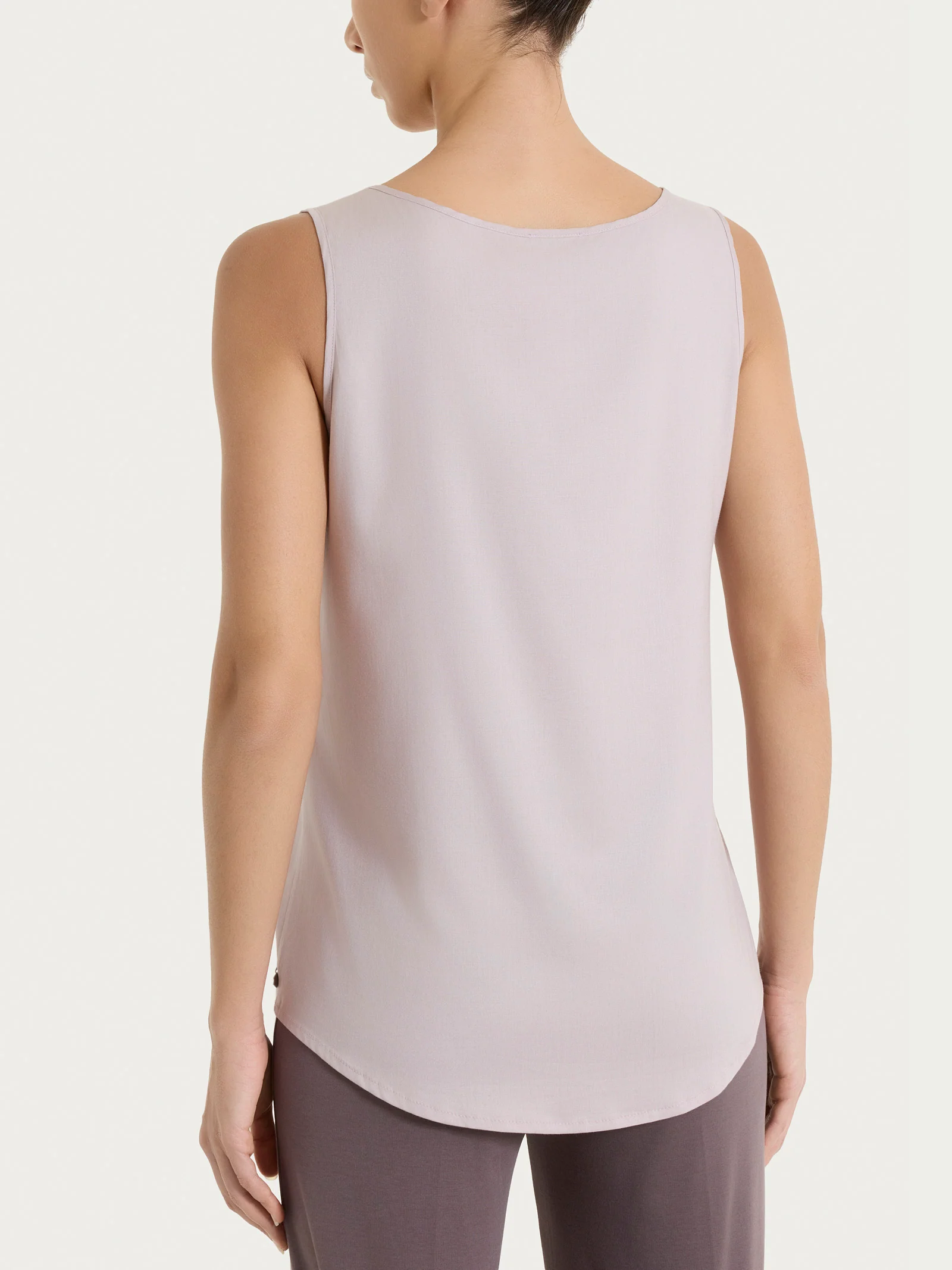 Top con spalla larga in Voile Stretch - Sphinx - Image 2
