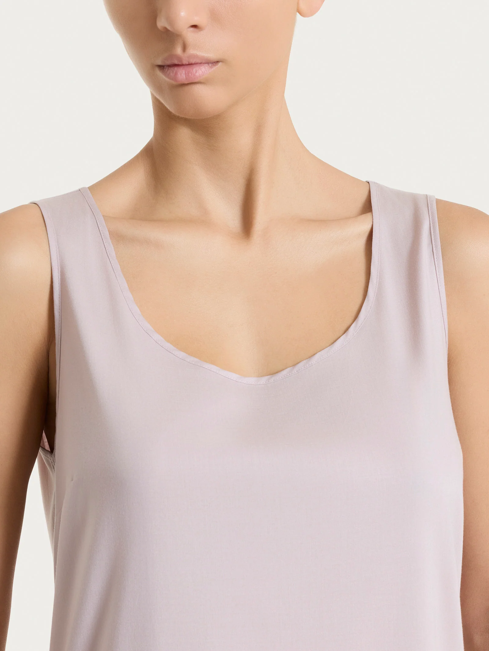 Top con spalla larga in Voile Stretch - Sphinx - Image 4