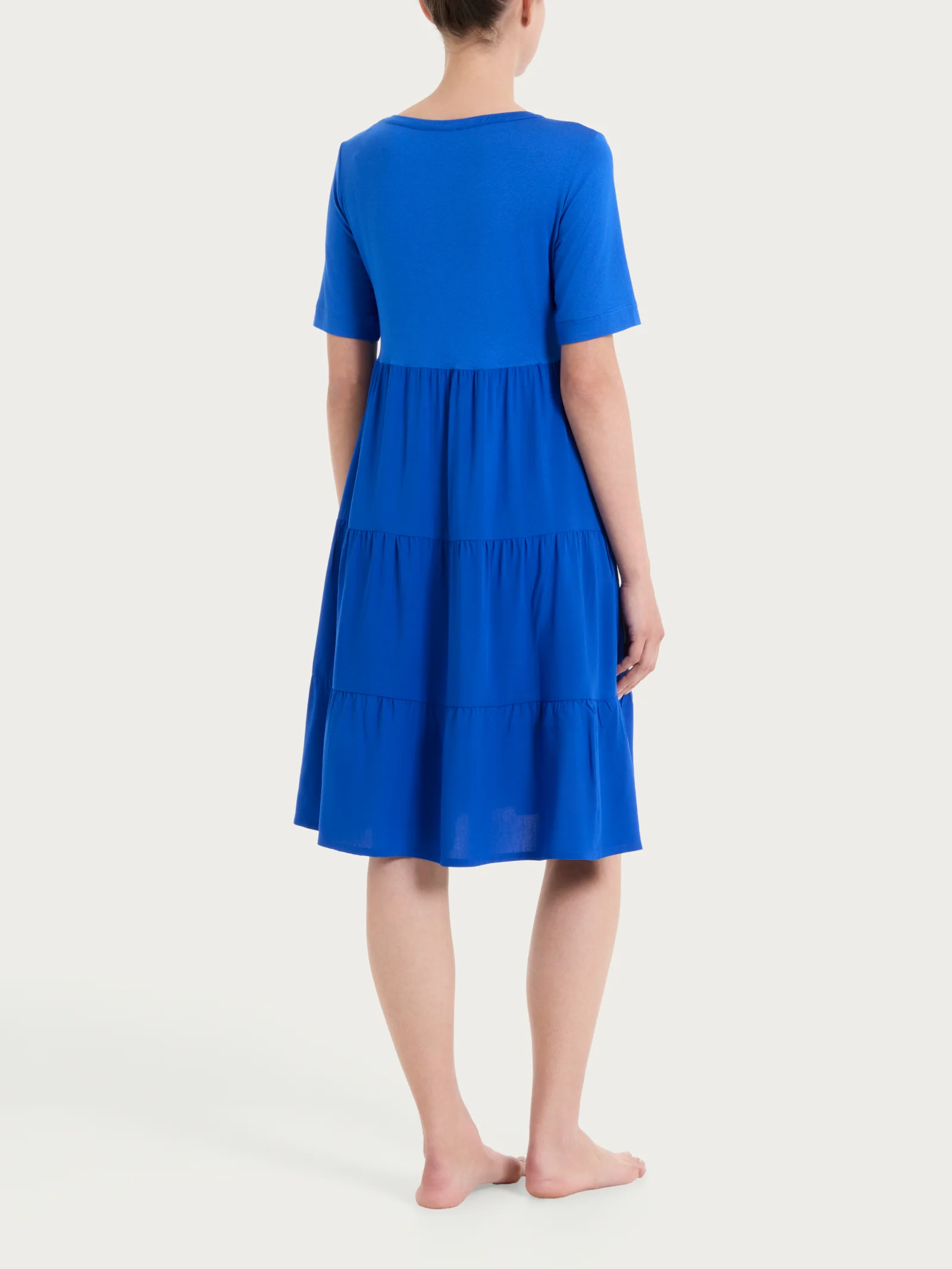 Vestito svasato a balze in misto viscosa - Surf the Web - Image 2
