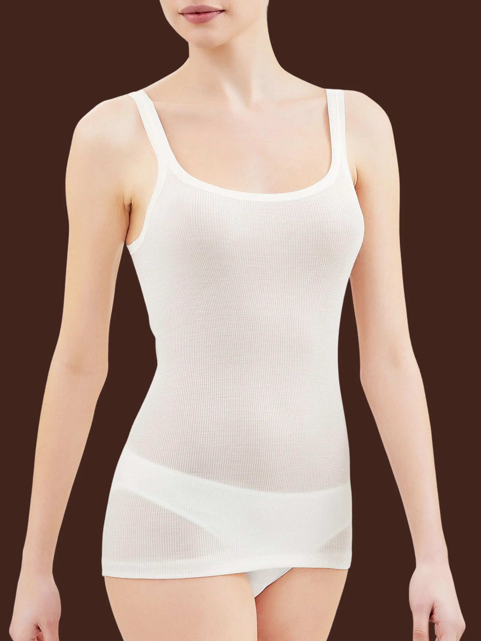 Wonderwool - Top in costina di lana ultrafine - Nero - Image 5